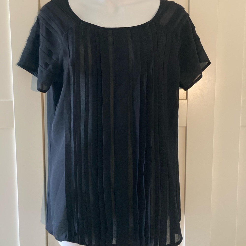 Loft cap sleeve top